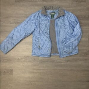 L.L. Bean Sky Blue Quilted Jacket